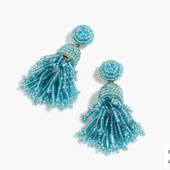 J. Crew Jewelry - 🎈J. Crew Beaded tassel earrings